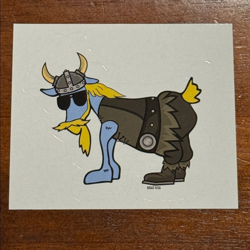 GOAT USA Sticker RARE HTF